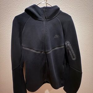Nike Black Fleece Hoodie with Arm Pocket